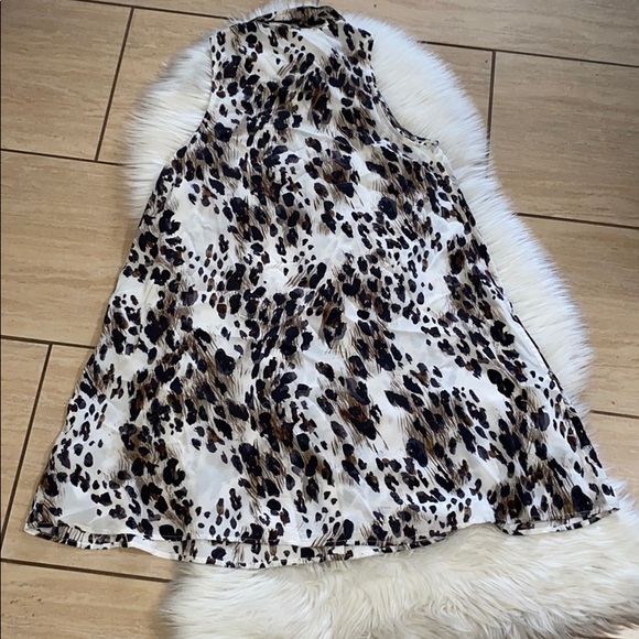 Equipment Femme Leopard Print Tunic Dress - Picture 5 of 6